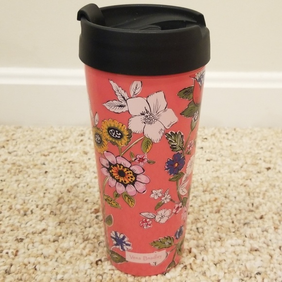 Vera Bradley Other - Vera Bradley Floral Print 16 oz Travel Mug